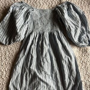 Billabong Textured Blue and White Fabric